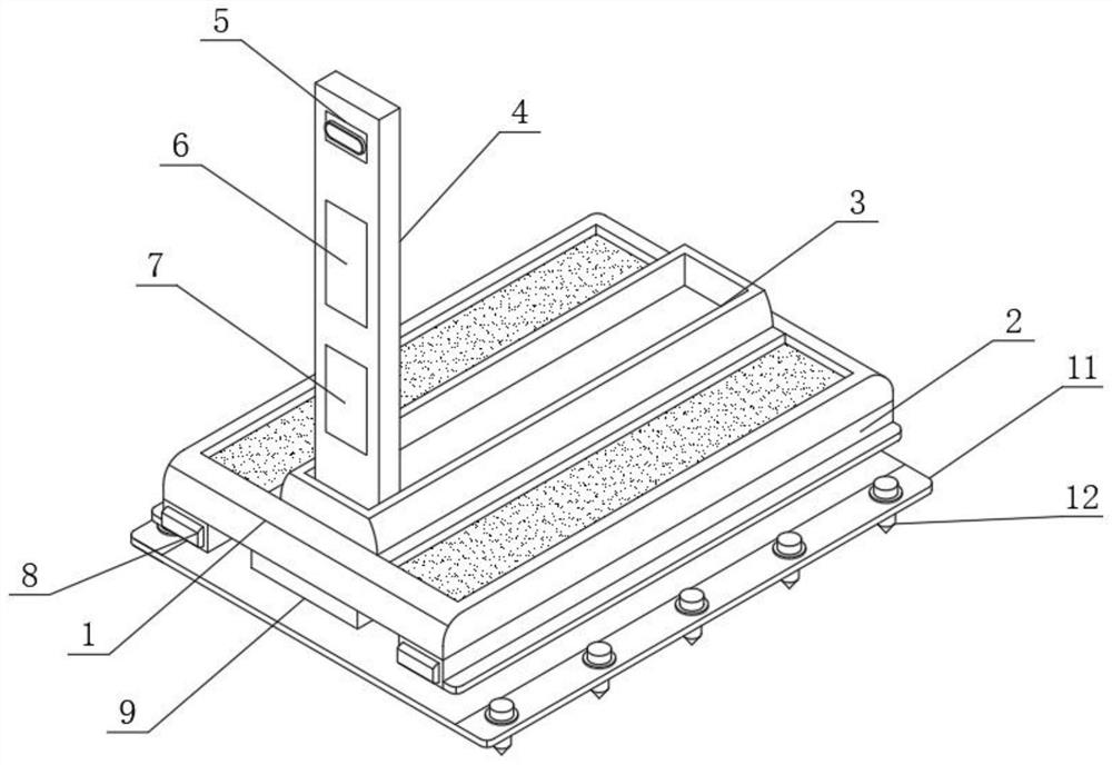 Multifunctional intelligent license plate recognition parking lock