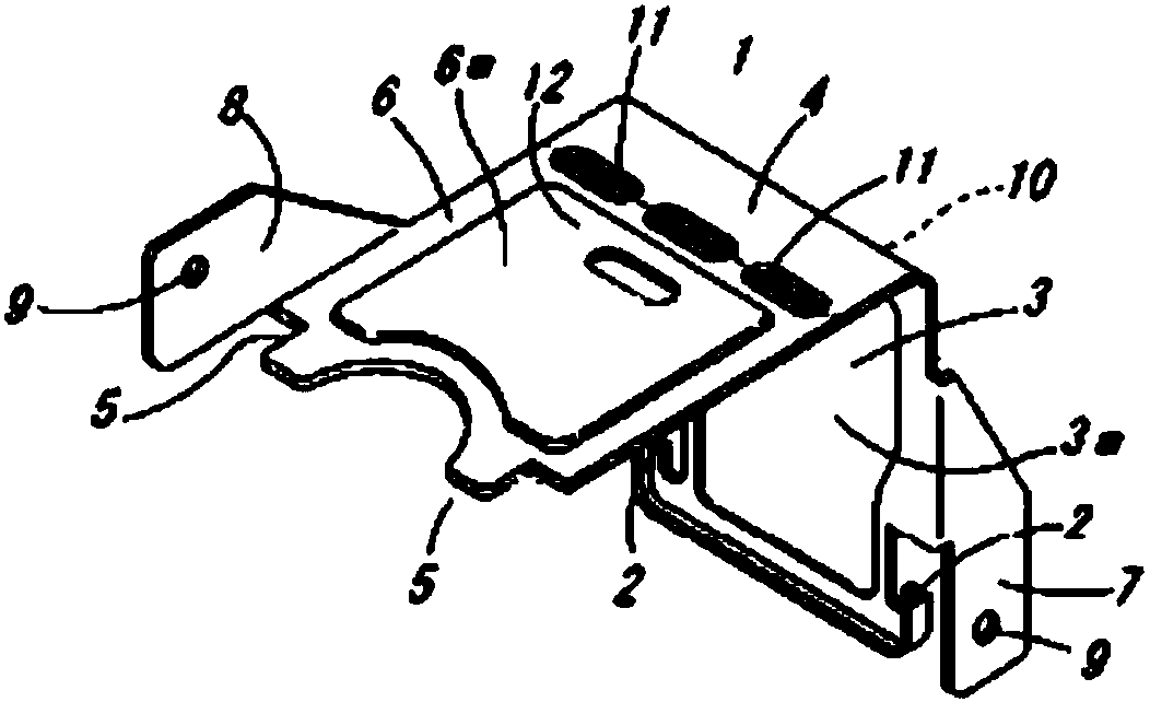 Steel keel connecting piece