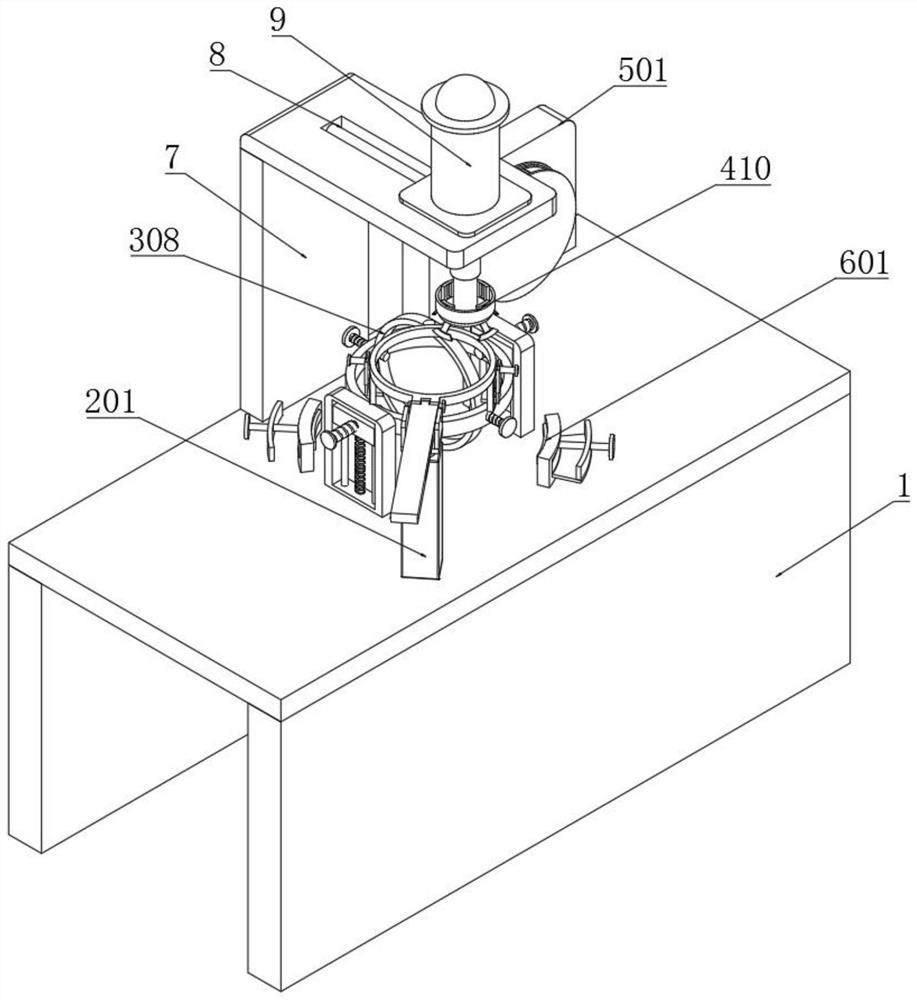 Portable indentation device for aluminum profile preparation