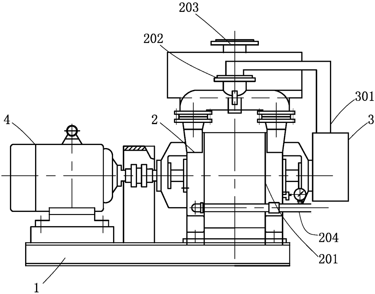 A combination vacuum pump