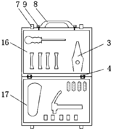 Multifunctional portable service kit for robots