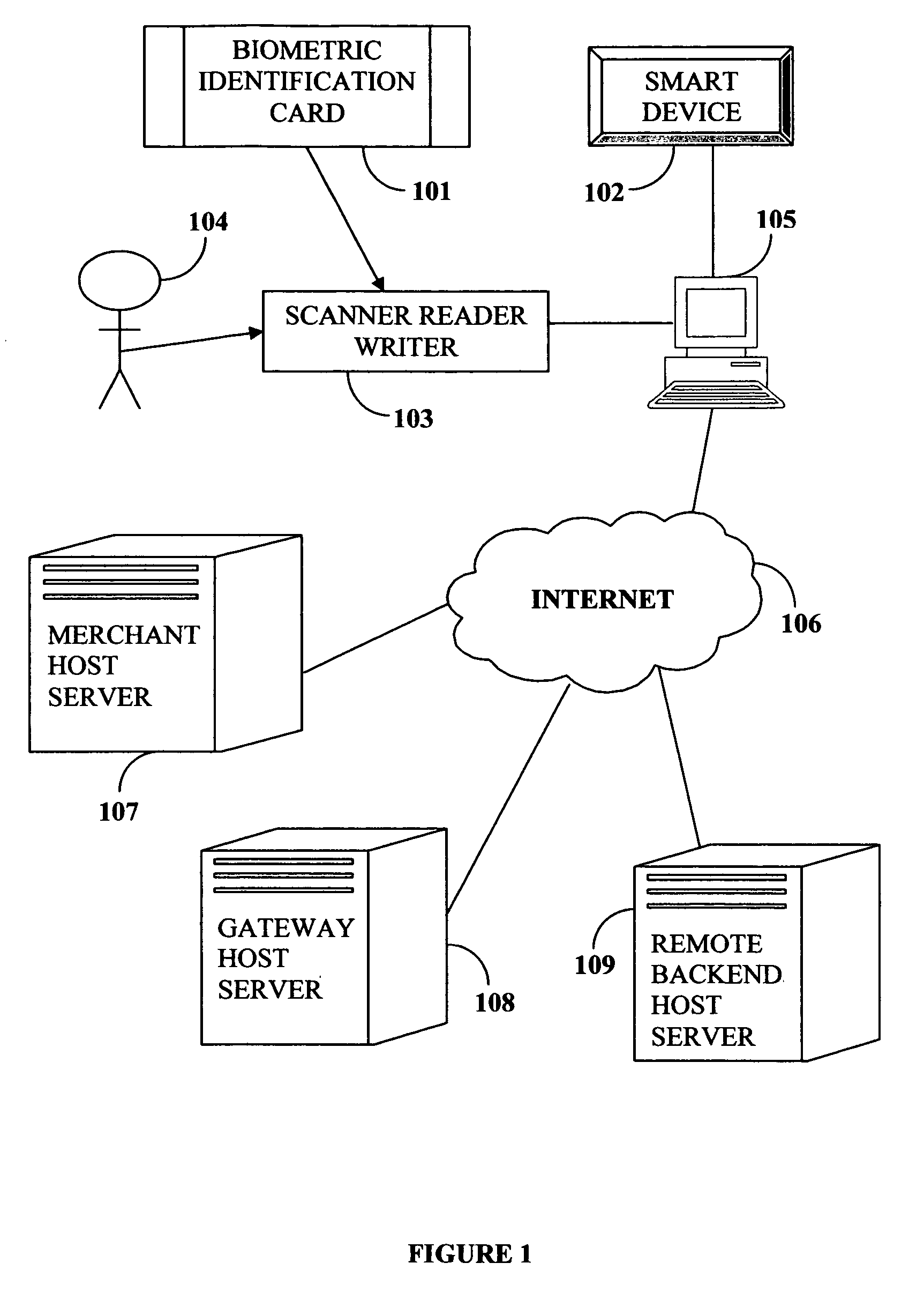 Biometric web payment system