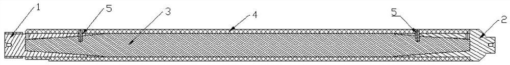 A high-performance carbon fiber composite piston rod and its preparation method