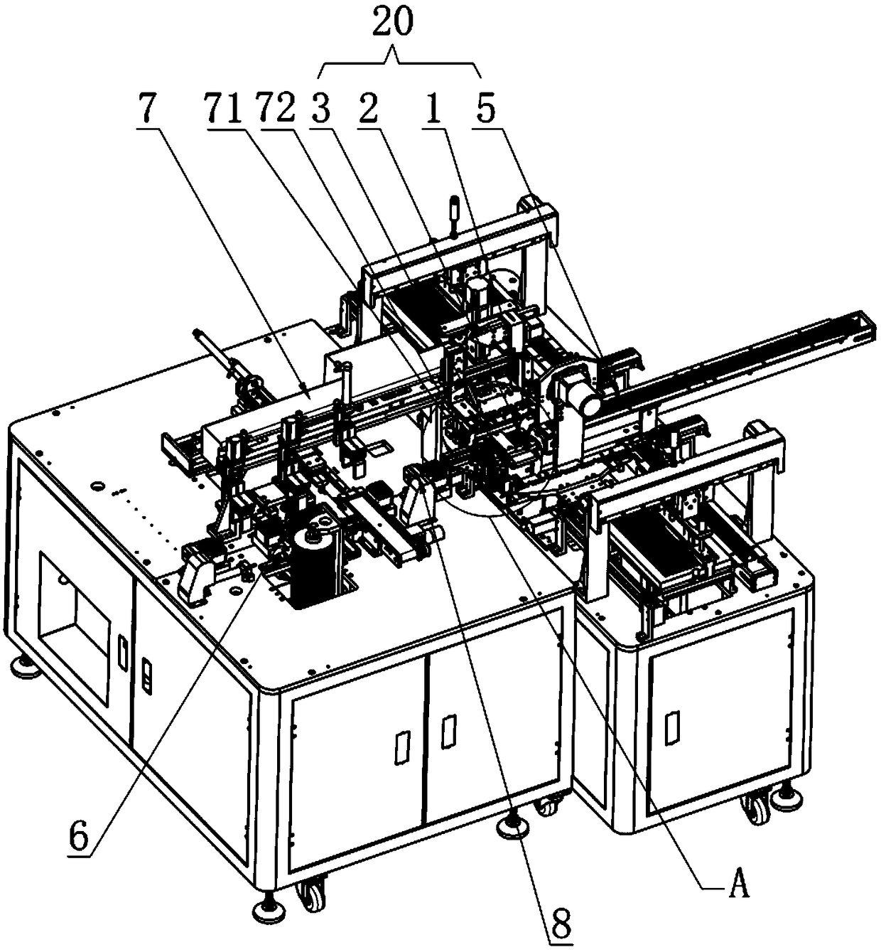 Transformer assembly and glue-coated integration machine