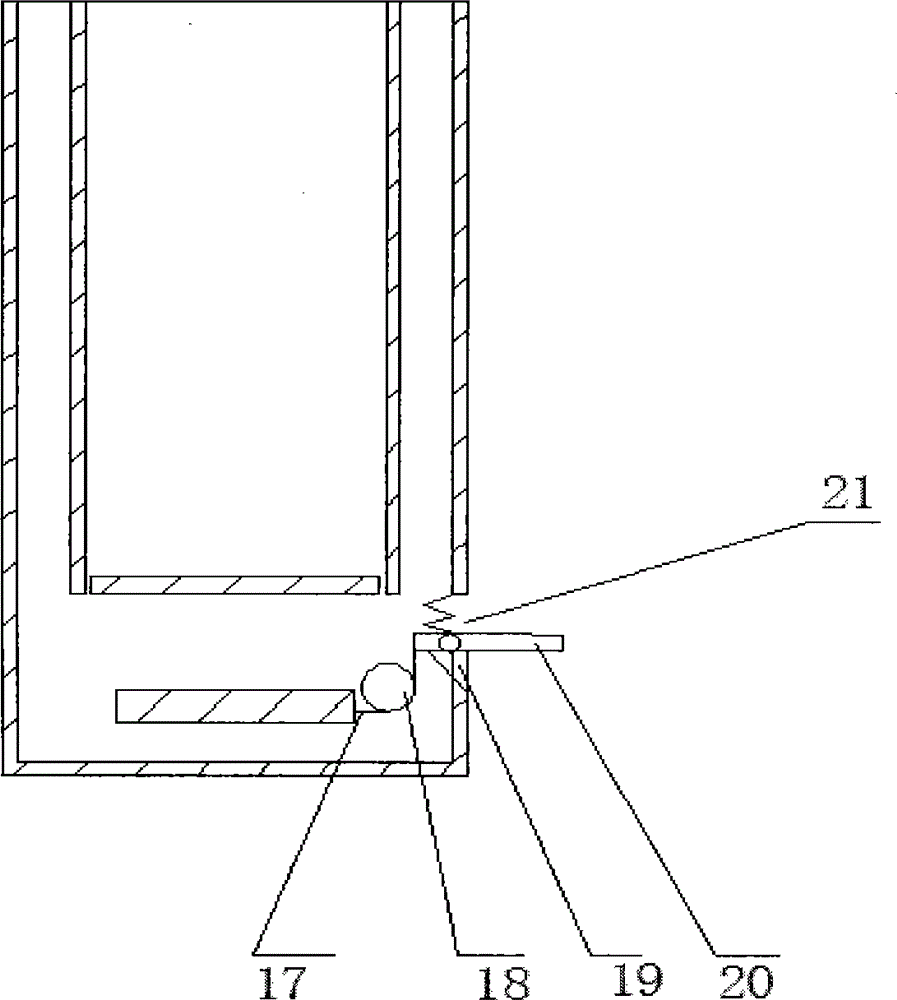 Foot-operated type automatic opening-tightening chip collector