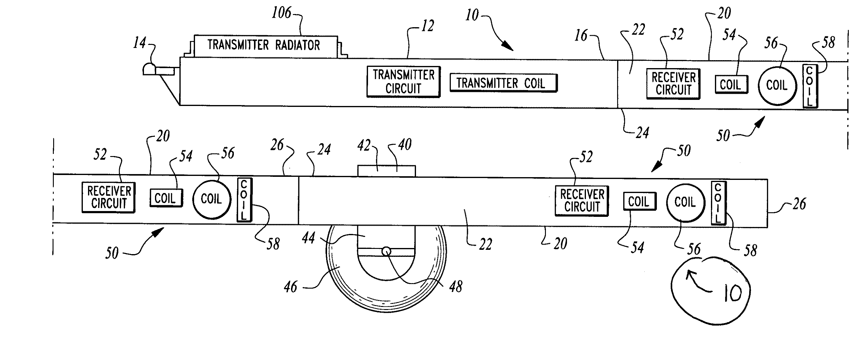 Electromagnetic subterranean imaging instrument