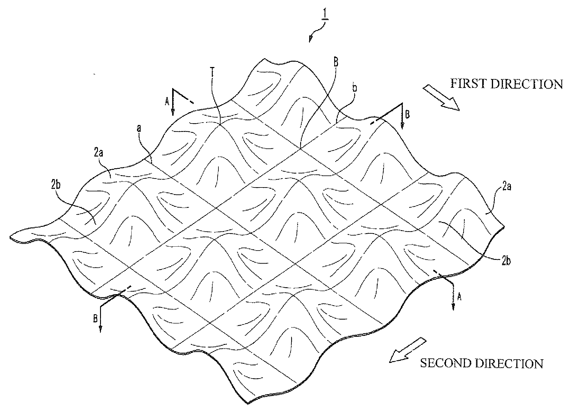 Metallic molded sheet and heat shielding cover