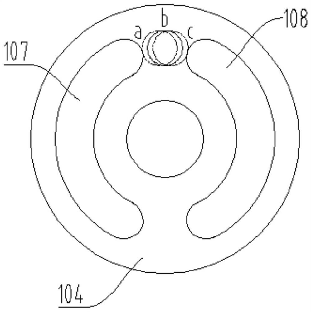 A hydraulic pump plunger with small flow pulsation