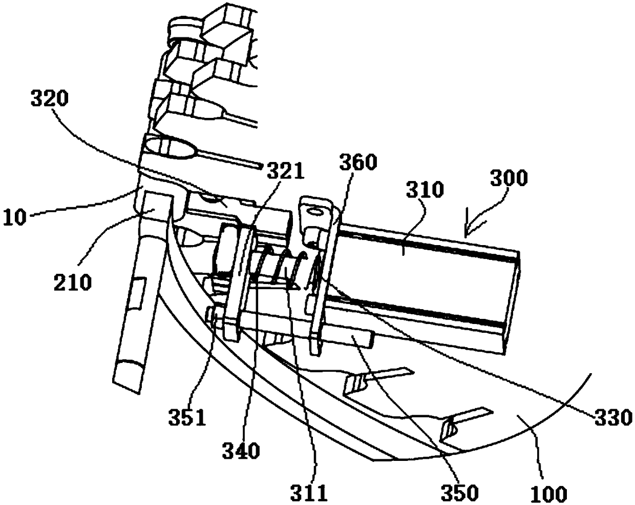 Push bottle mechanism