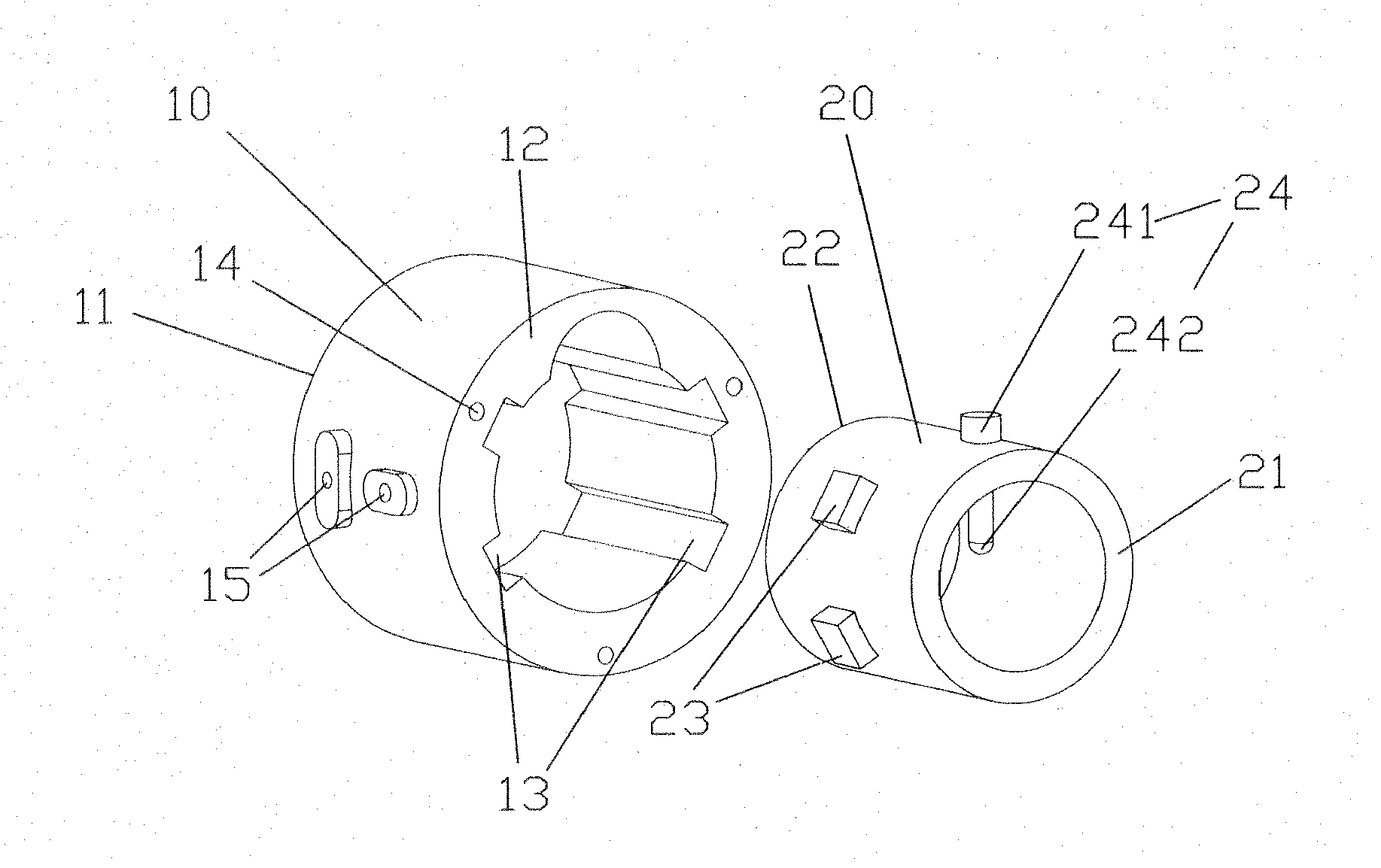 Driller retaining device able to be positioned with well horizontality and verticality