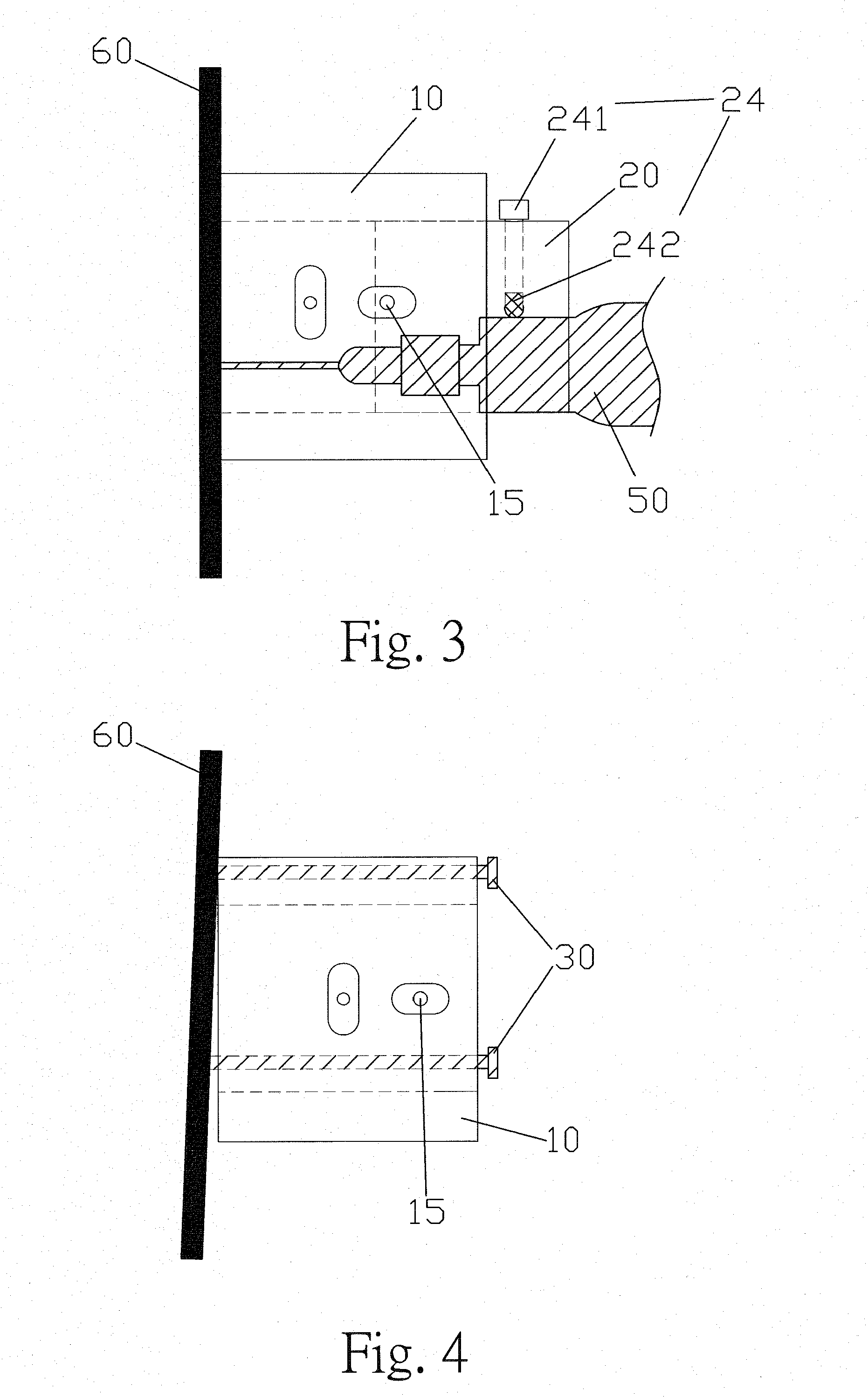 Driller retaining device able to be positioned with well horizontality and verticality