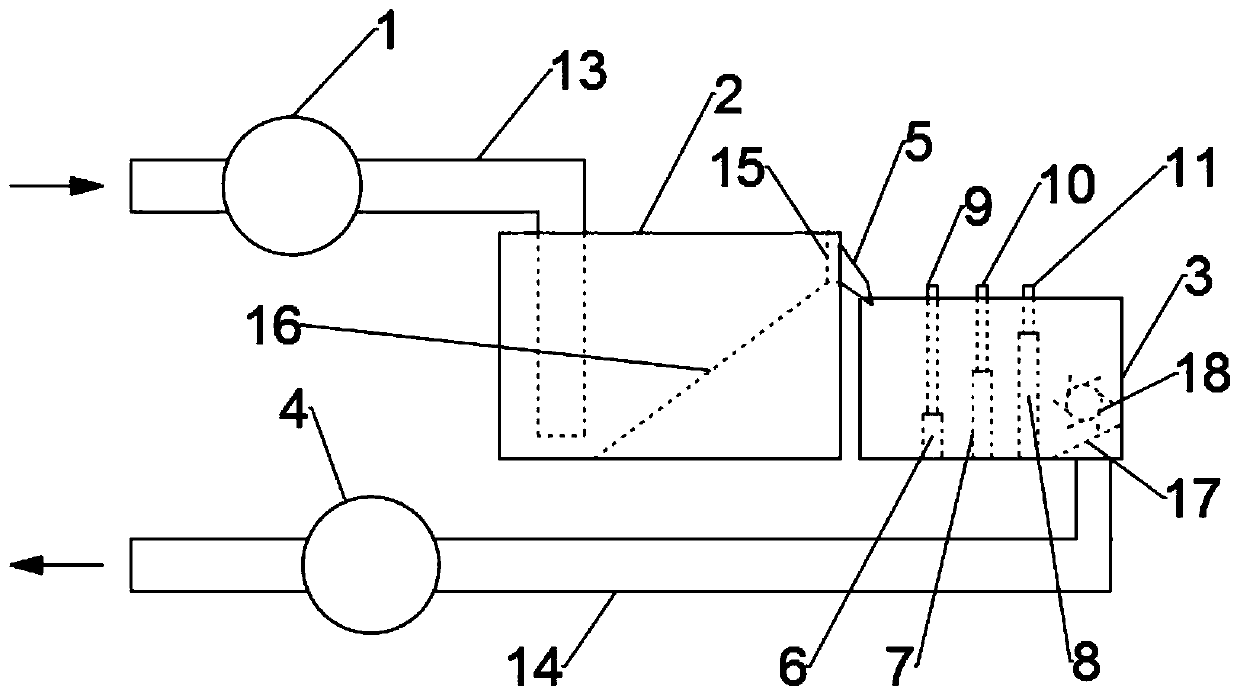 Anti-blocking cutting fluid filtering device of boring-milling machine