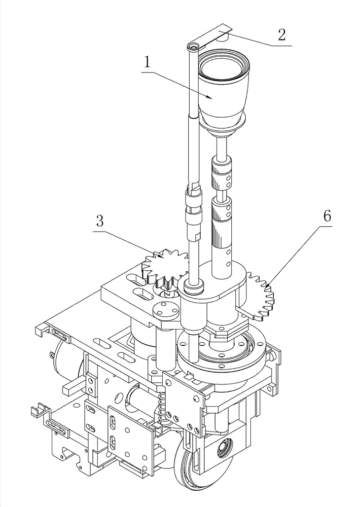 Sample sending and taking manipulator for industrial analyzer