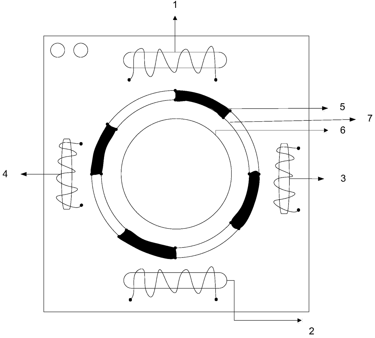 Vibration reduction system for washing machine, washing machine, vibration detection method and control method