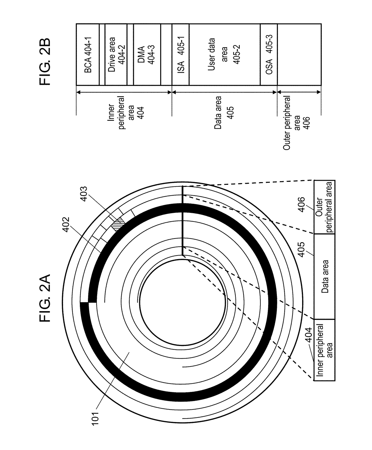 Information recording device and data erasing method