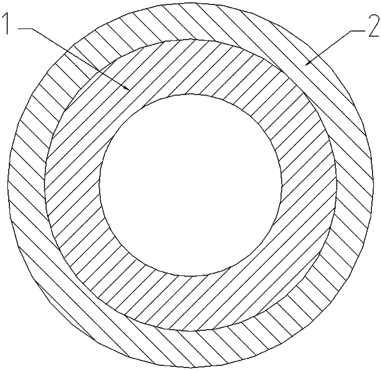 Scratch-resistant low-speed cracking PE fuel gas pipe and preparation method thereof