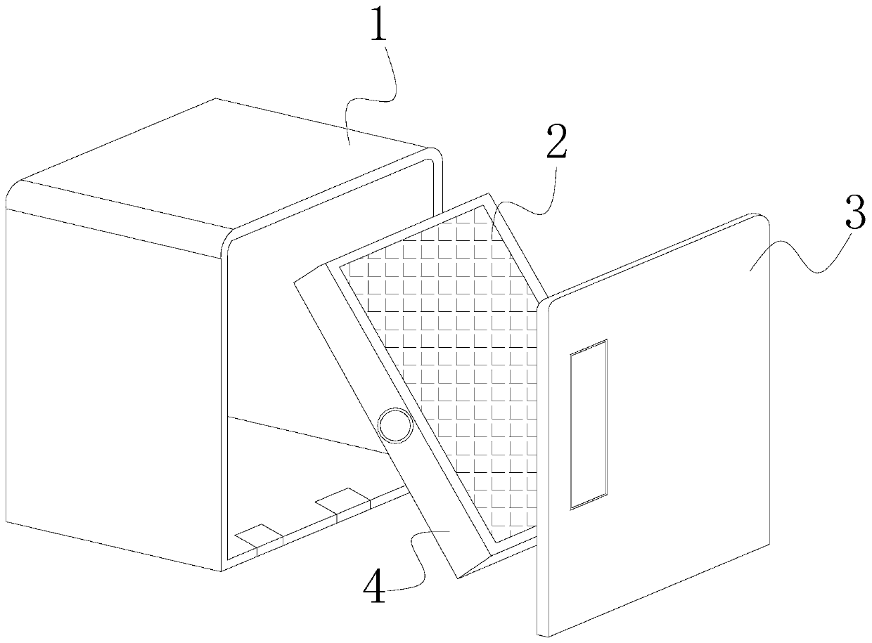 Double-air-inlet fresh air purifier