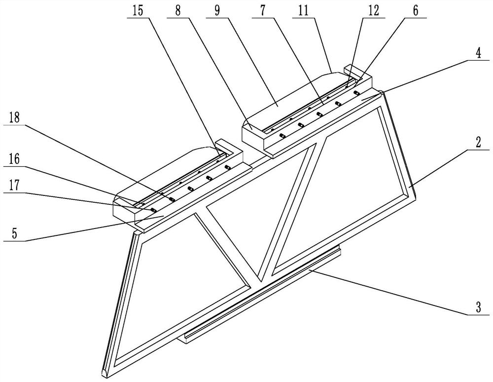 Squeegee separating device for printing machine