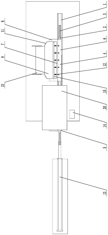 Squeegee separating device for printing machine