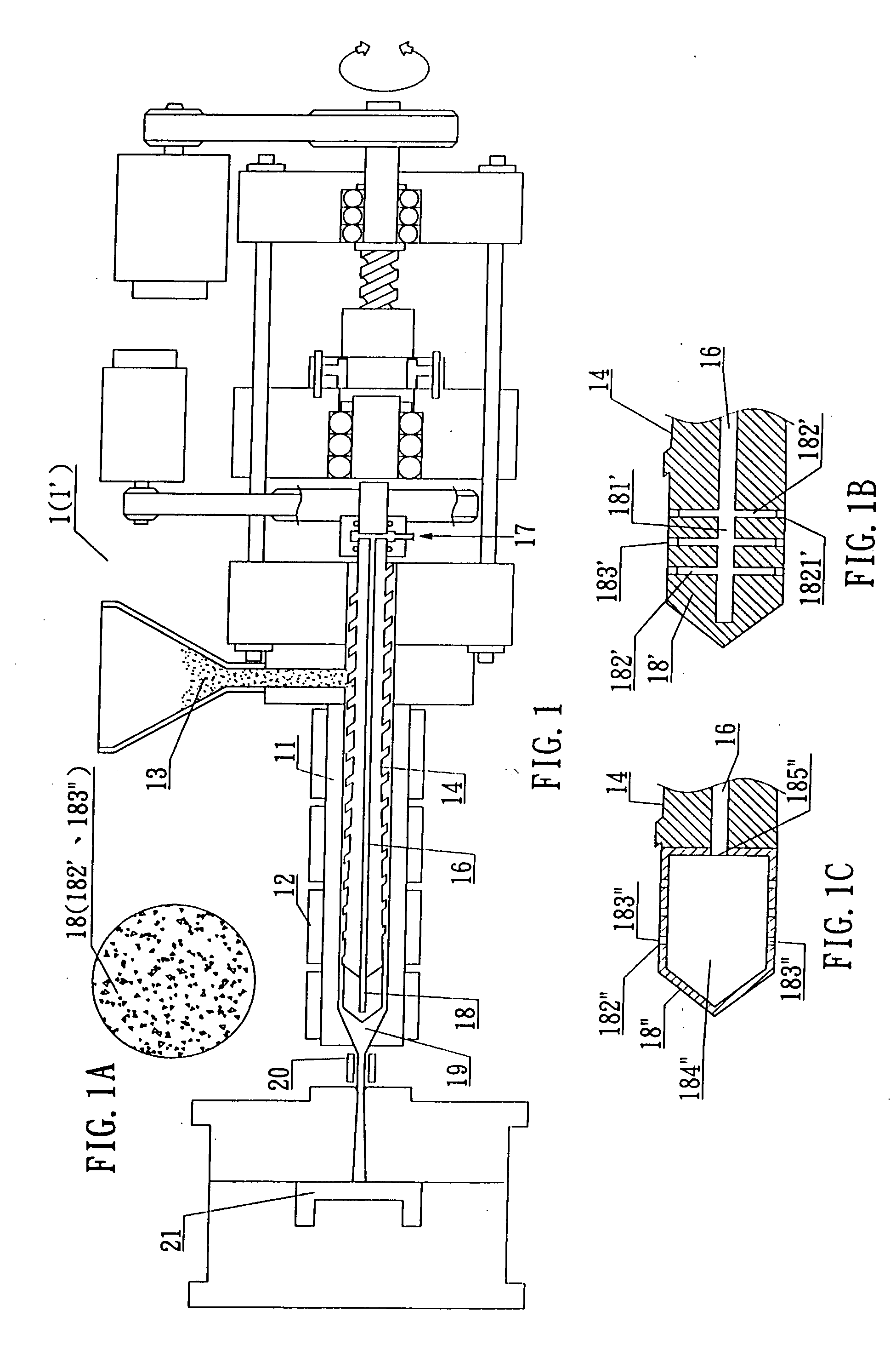 Controllable microscopic bubble nucleation in fluid polymer material production method and its apparatus