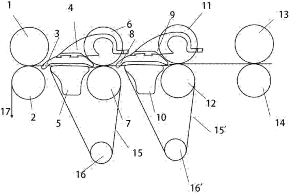 Aggregated type spun yarn super large drafting device and spinning technology