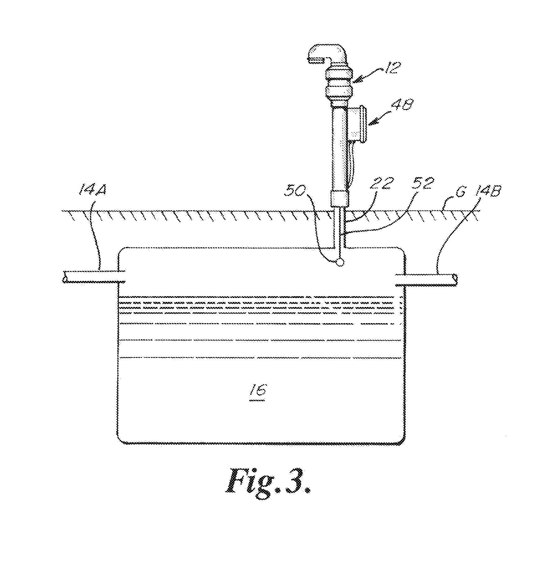 Heating system and method for prevention of underground tank freeze-ups