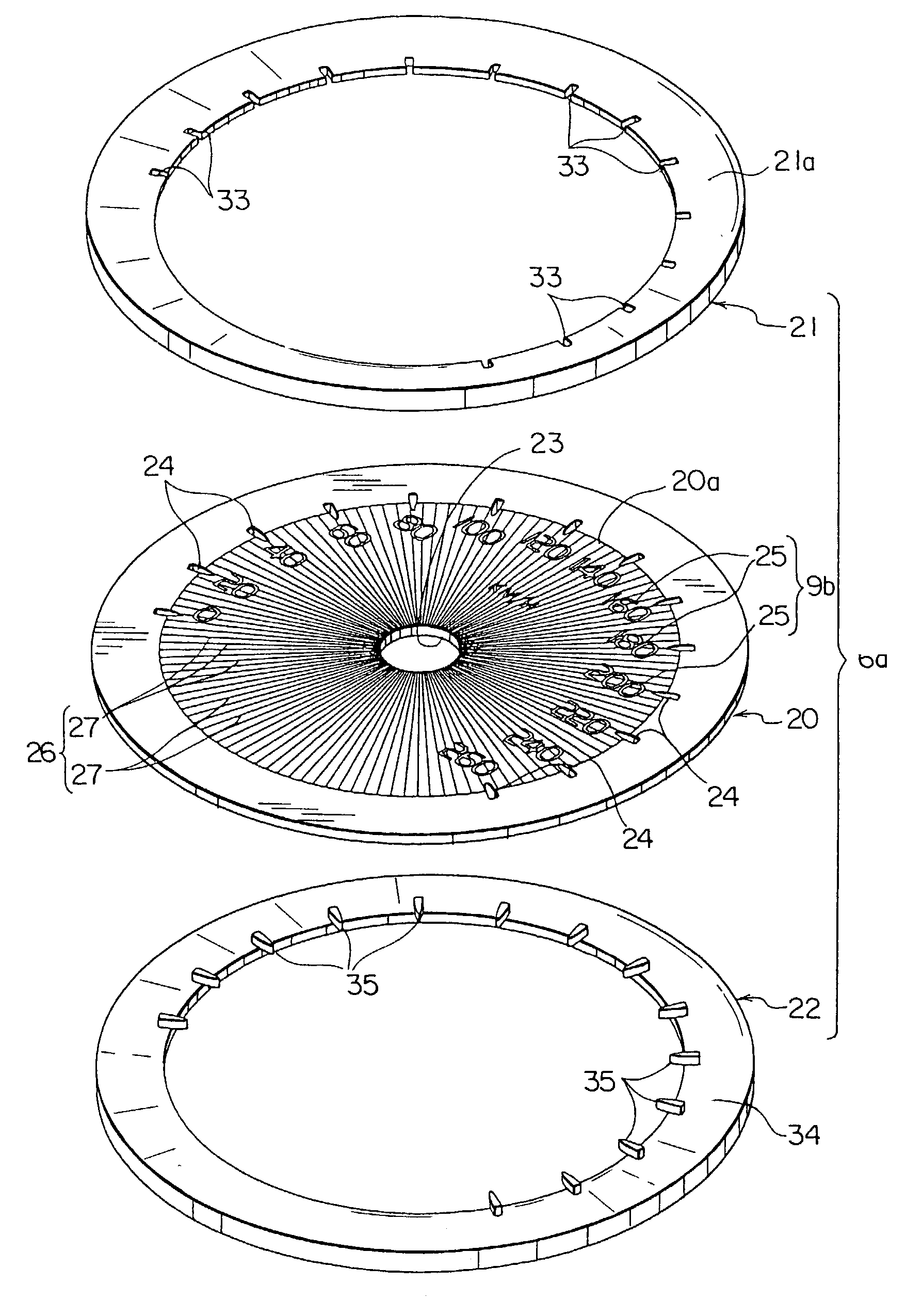 Meter apparatus and a character plate thereof