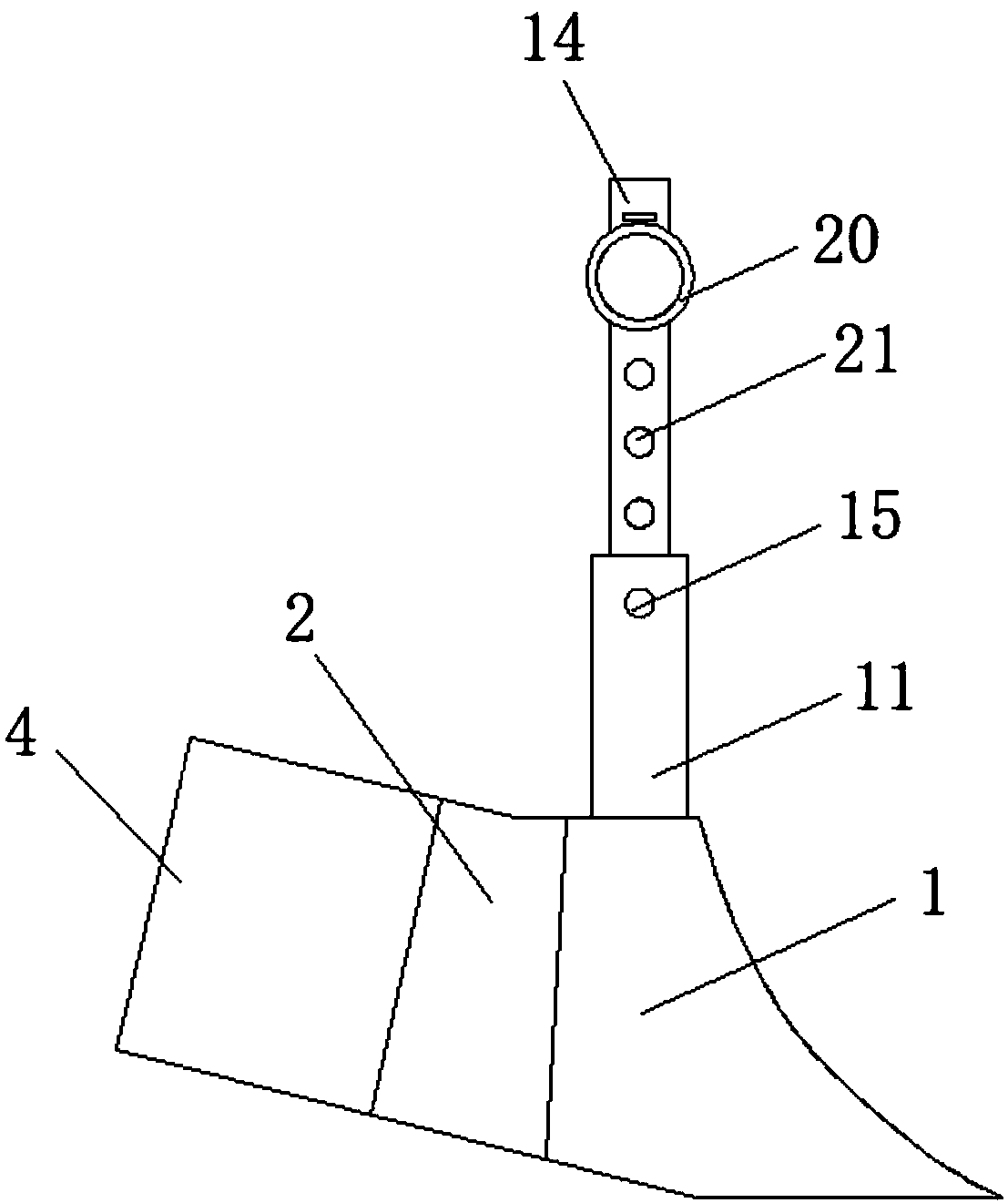 Adjustable furrow opener for crop planting