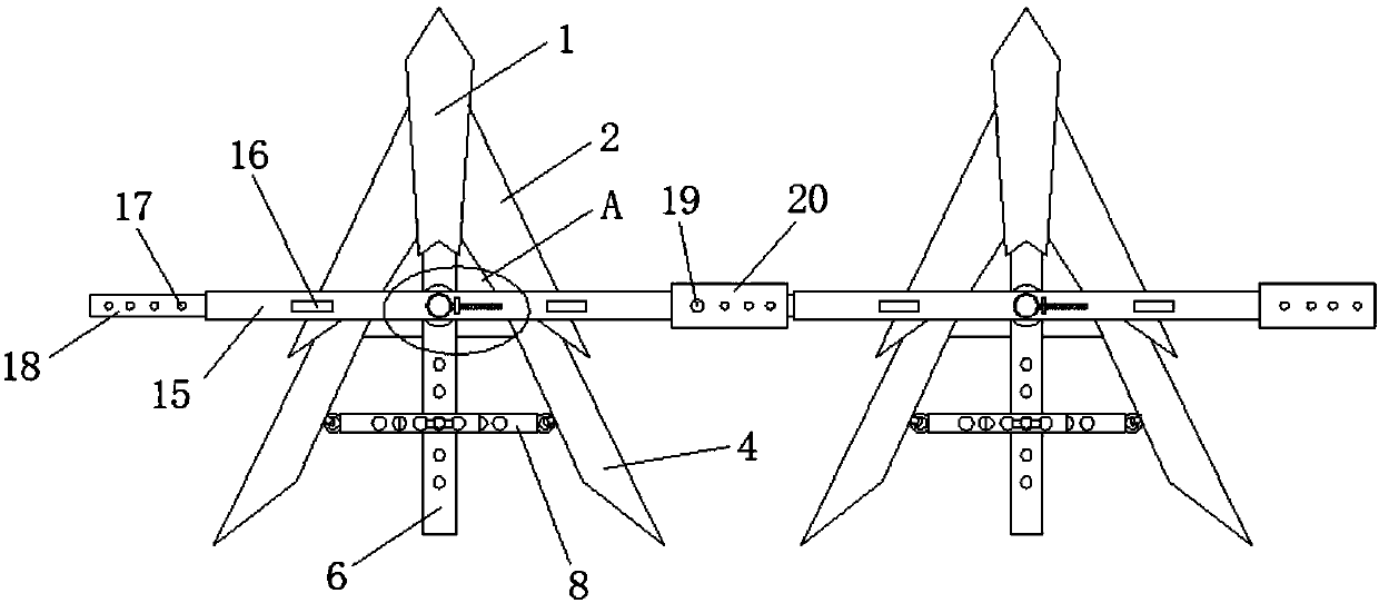 Adjustable furrow opener for crop planting