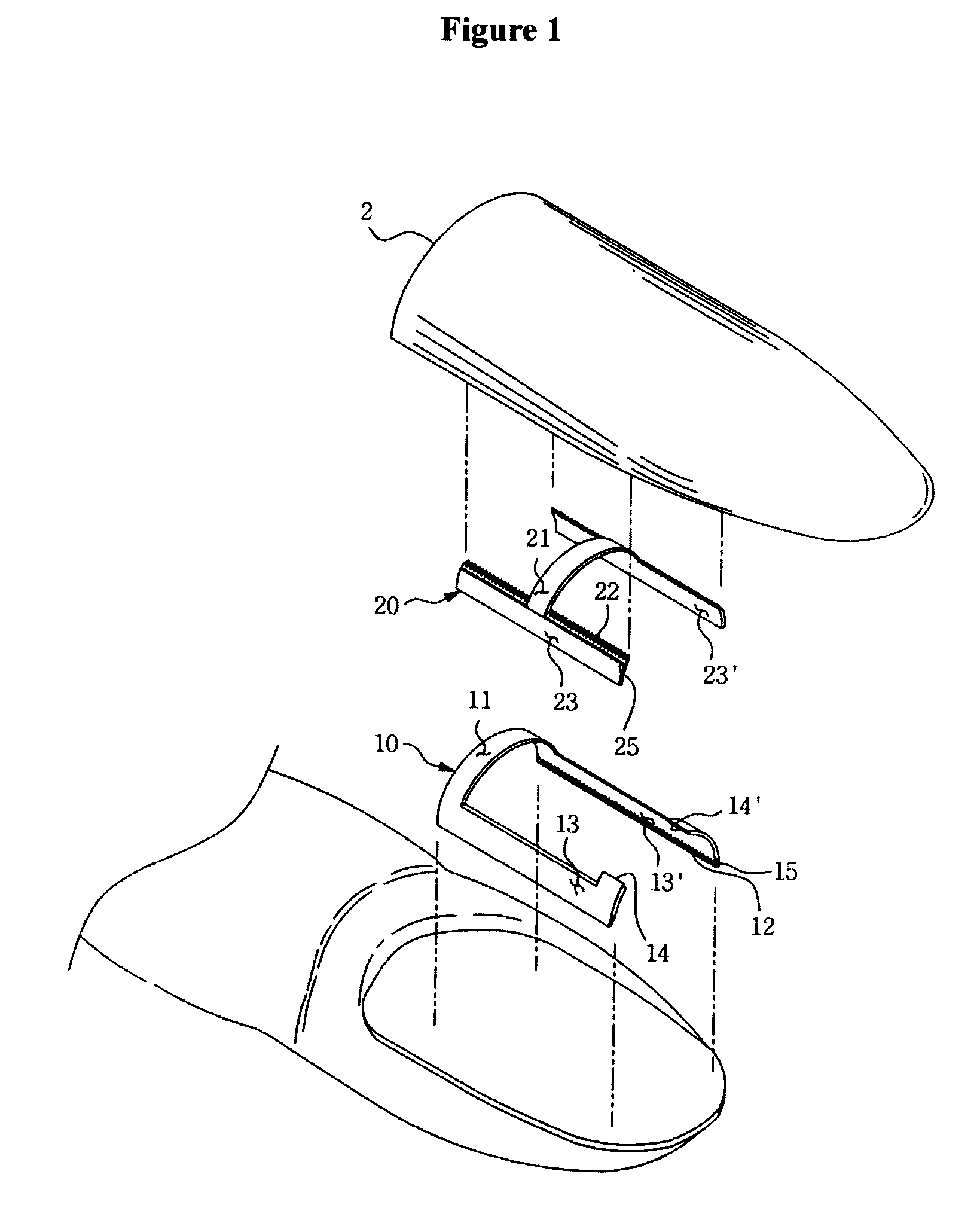 Attaching apparatus of artificial nail