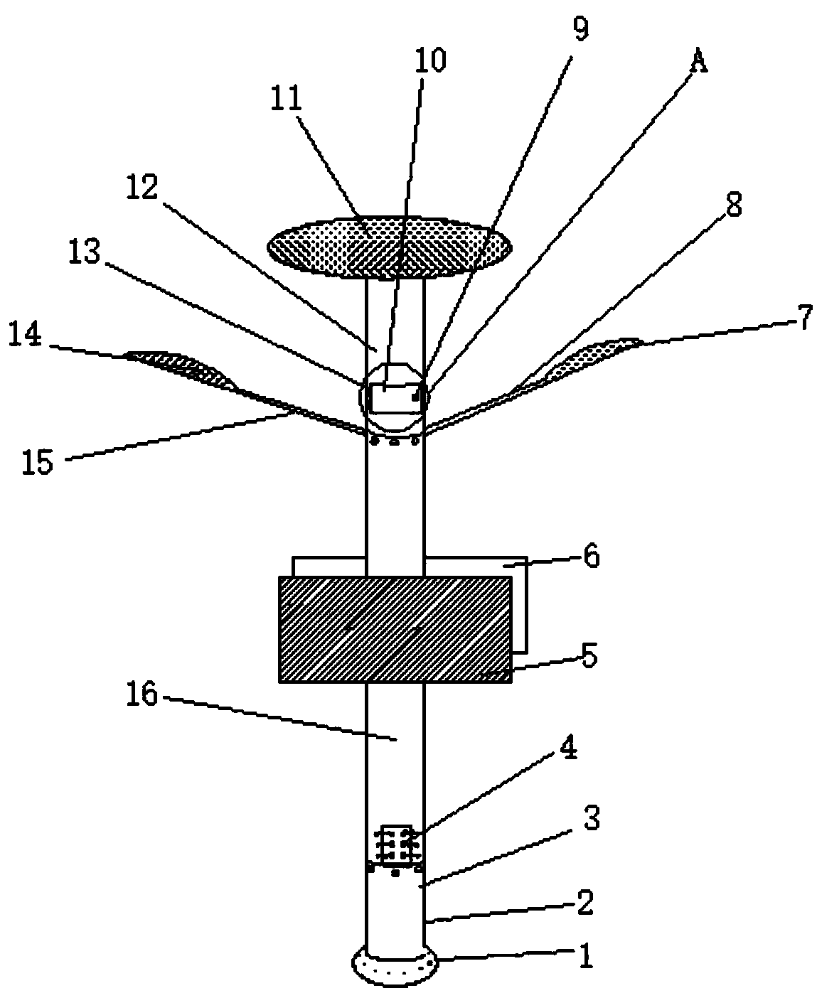 New energy advertisement street lamp