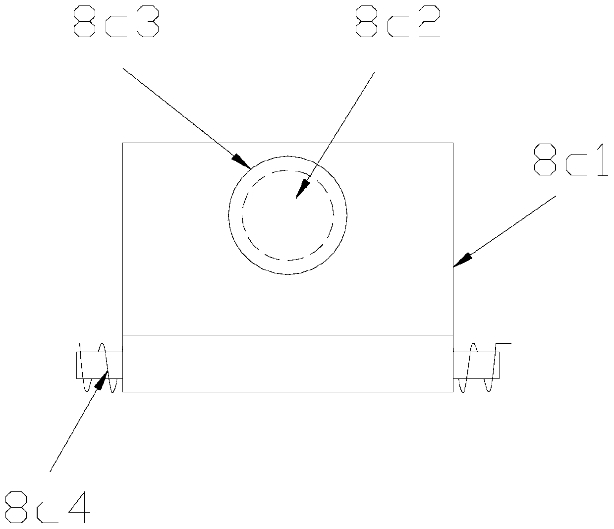 Circulating sewage treatment device