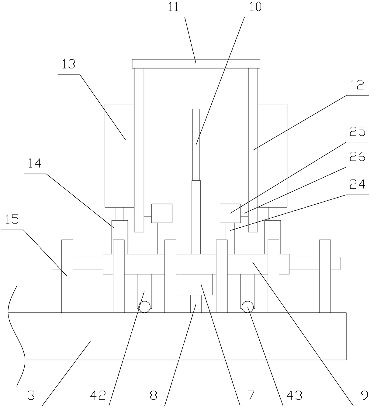 Internet of things-based intelligent communication iron tower having a protection function