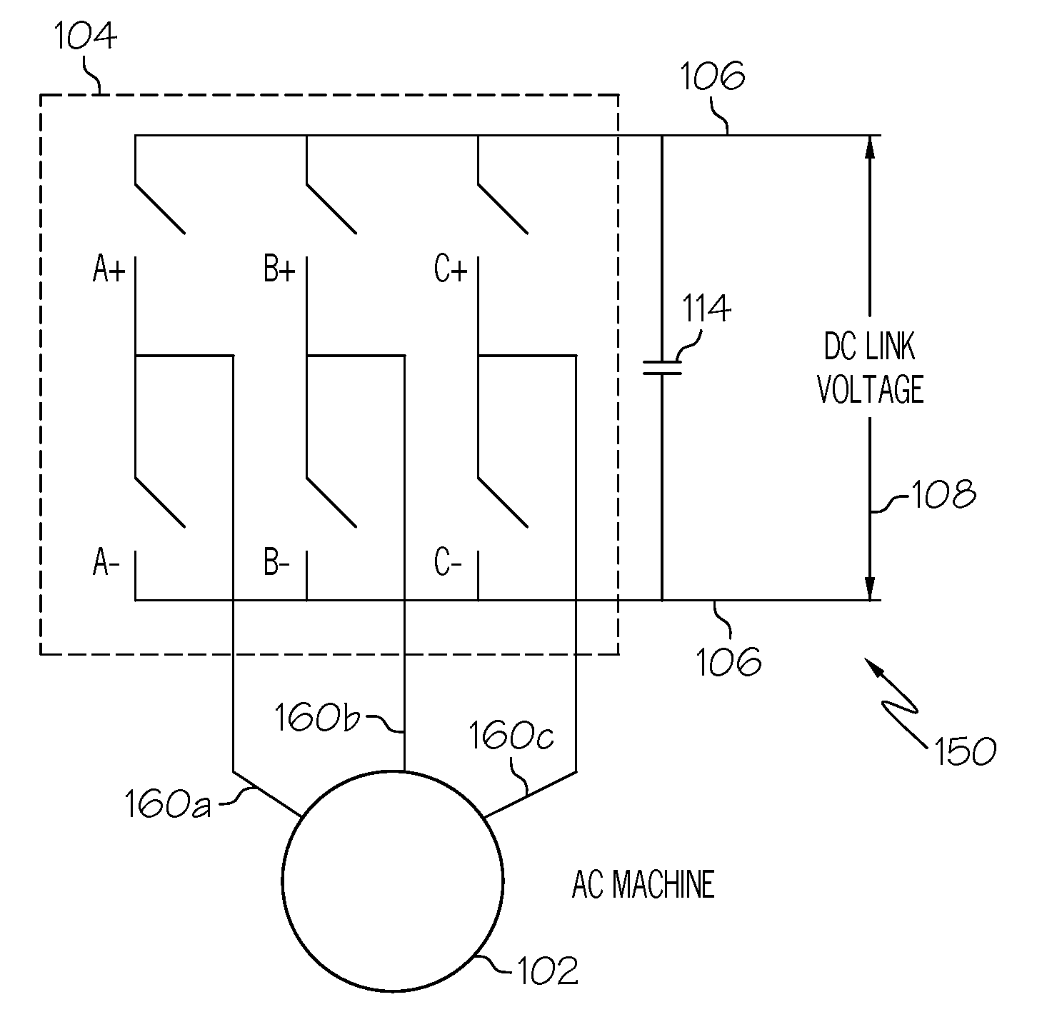 Intelligent method for DC bus voltage ripple compensation for power conversion units