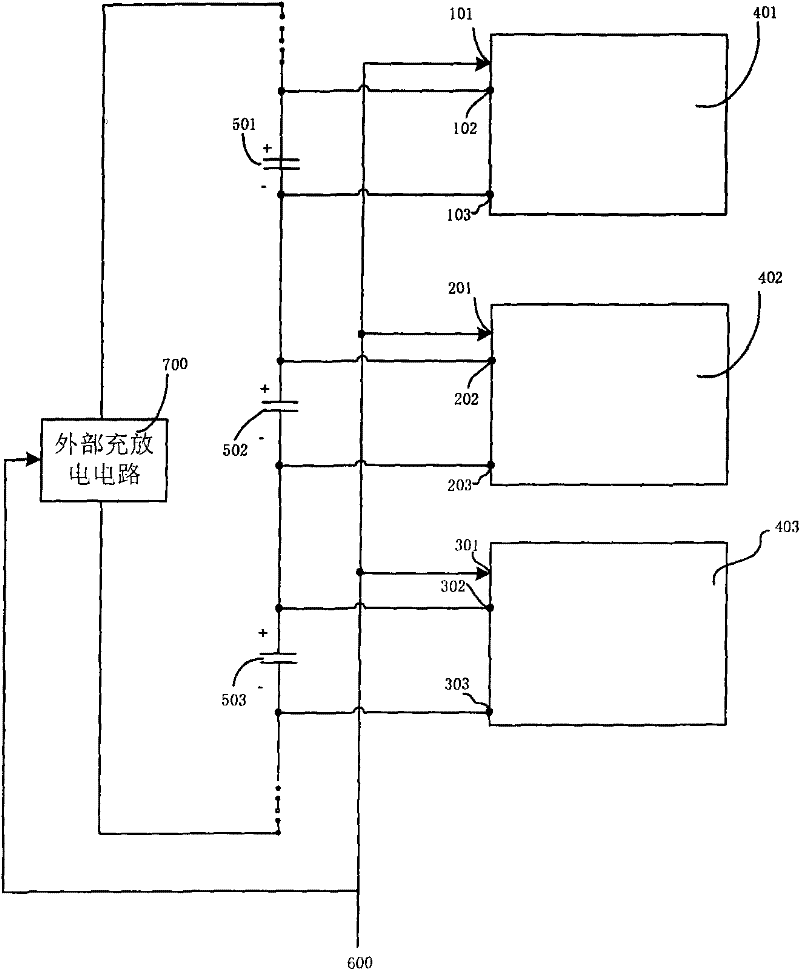 Voltage equalization circuit for series super capacitor bank and control method thereof