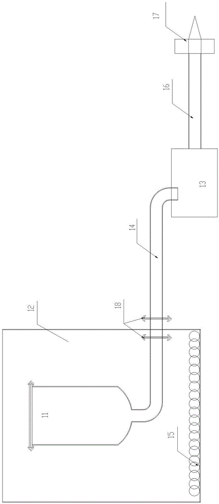 Linear composite gel fragrance controlled-release filter stick and preparation method and application thereof