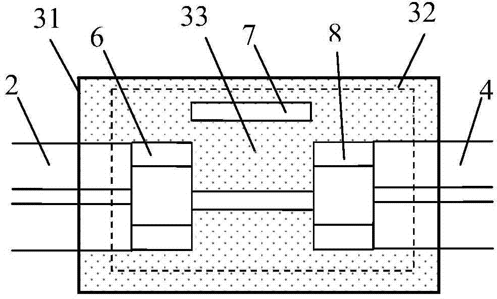 Temperature sensor based on hollow annular waveguide optical fiber