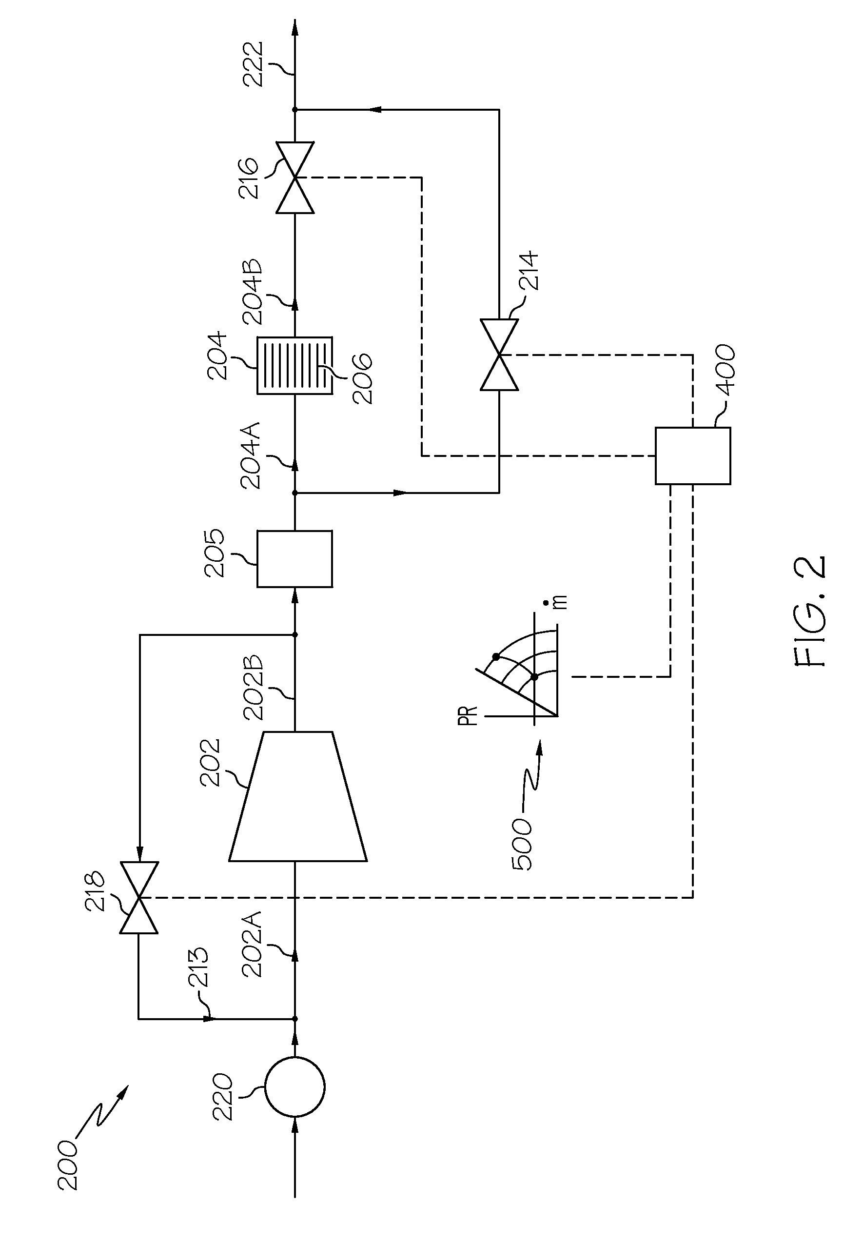 Reactive compressor surge mitigation strategy for a fuel cell power system