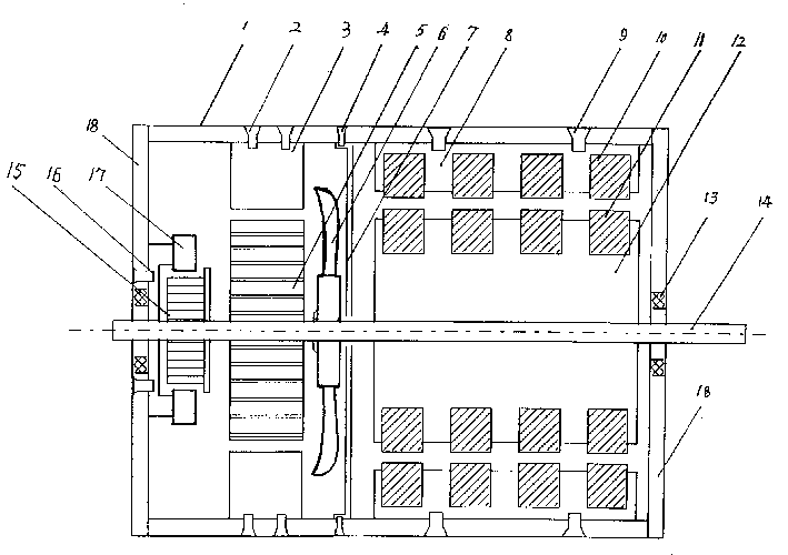 Electric permanent magnet motor