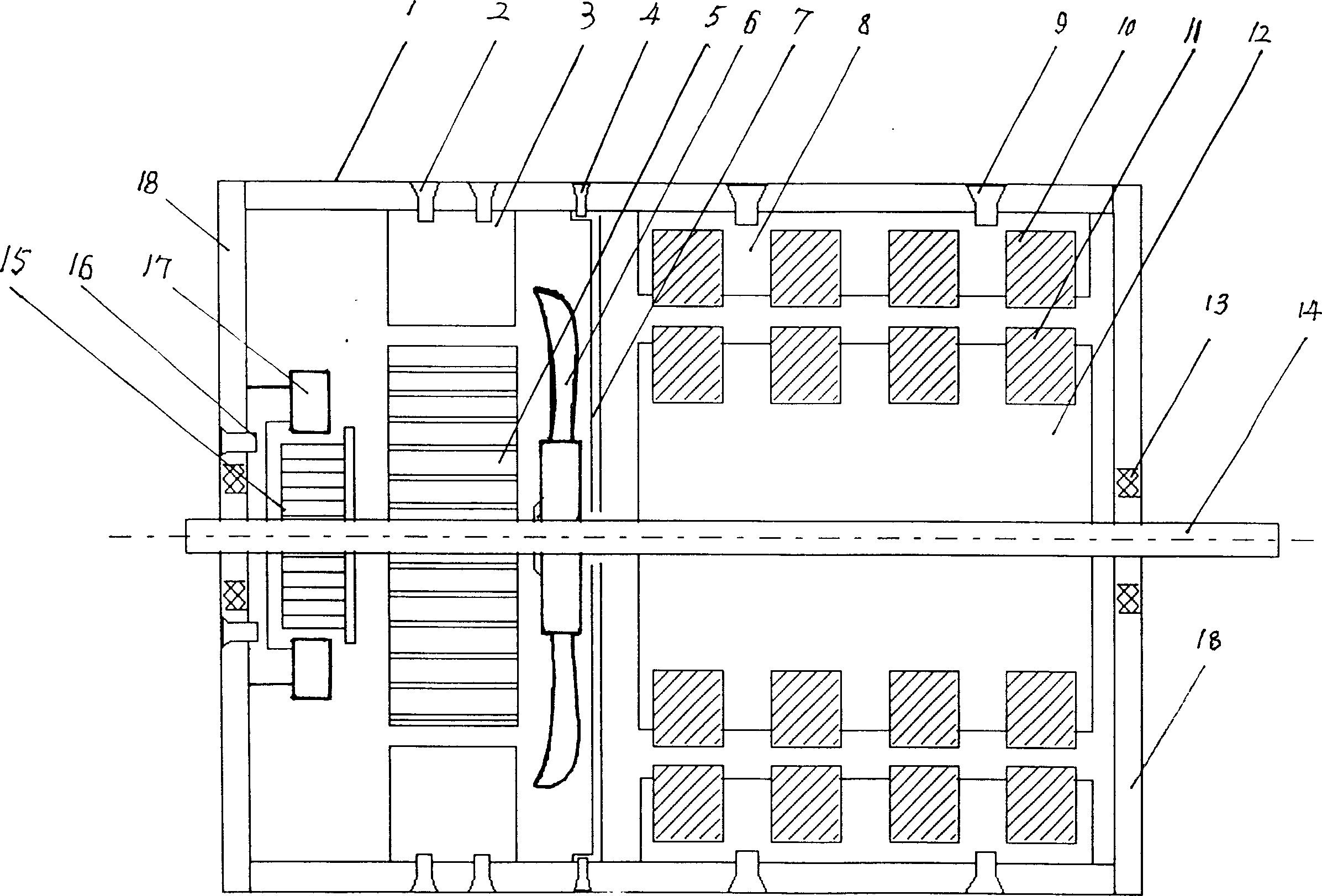 Electric permanent magnet motor