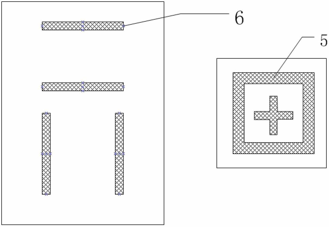 Counterpoint mark and method for using same to manufacture workpieces in exposure process