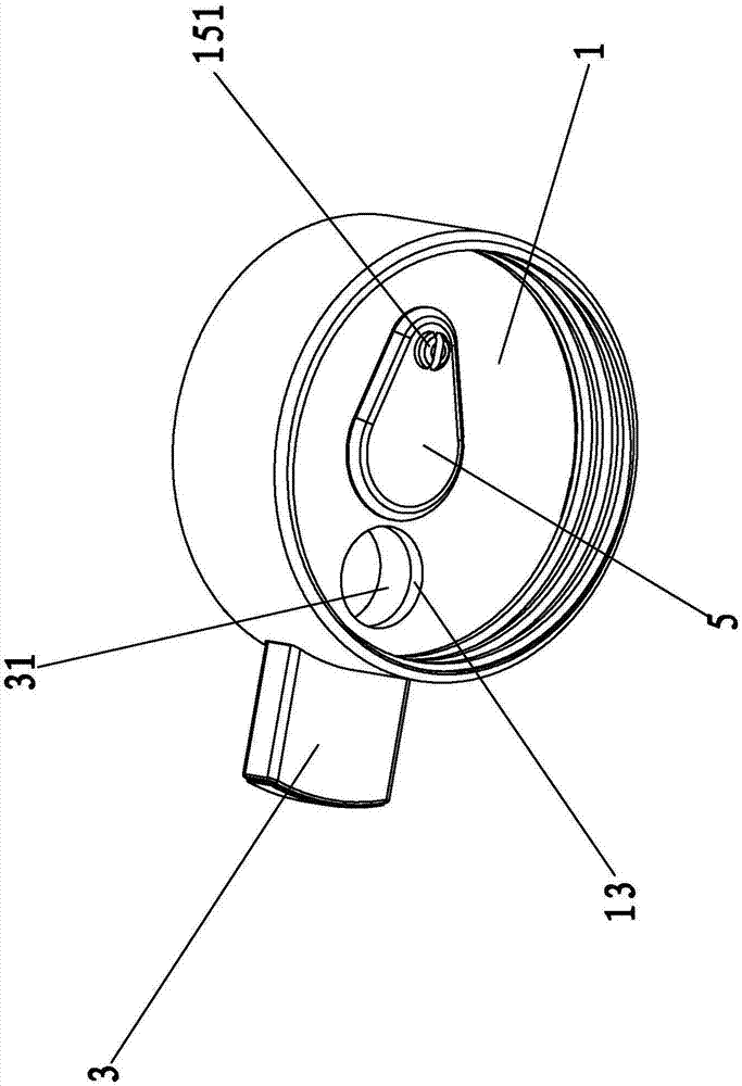 One-hand operation bottle cap and bottle thereof