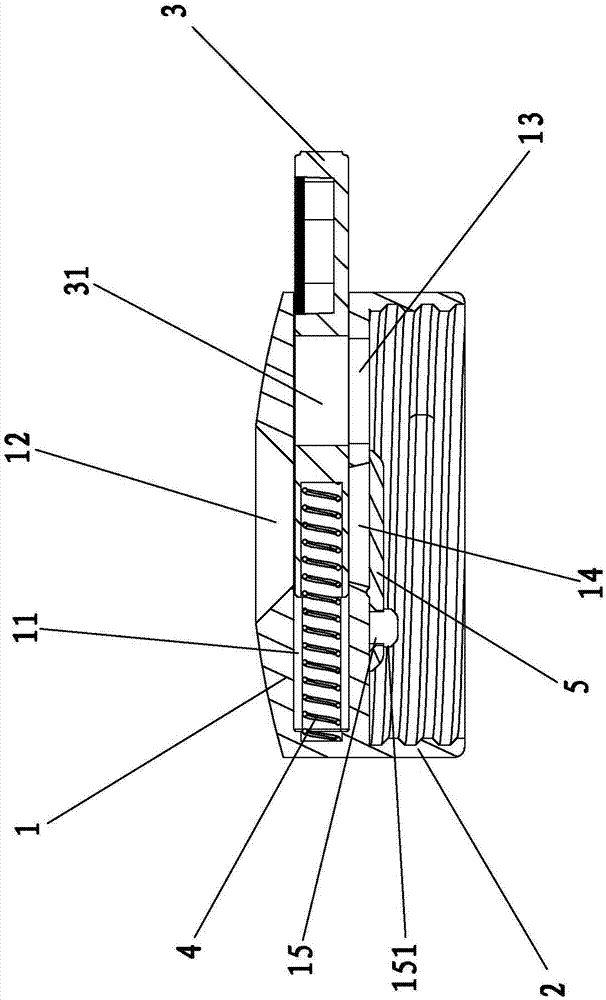 One-hand operation bottle cap and bottle thereof