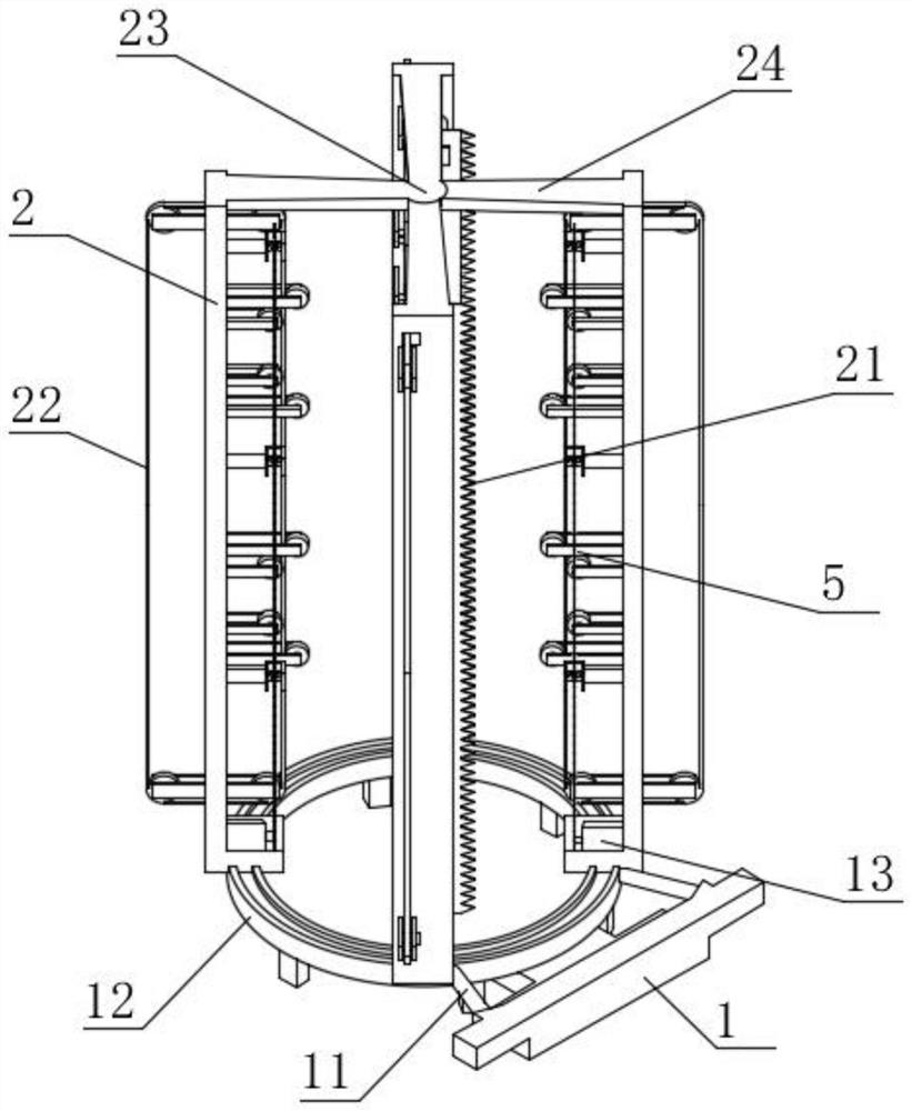 Pruning method for improving wind resistance of trees