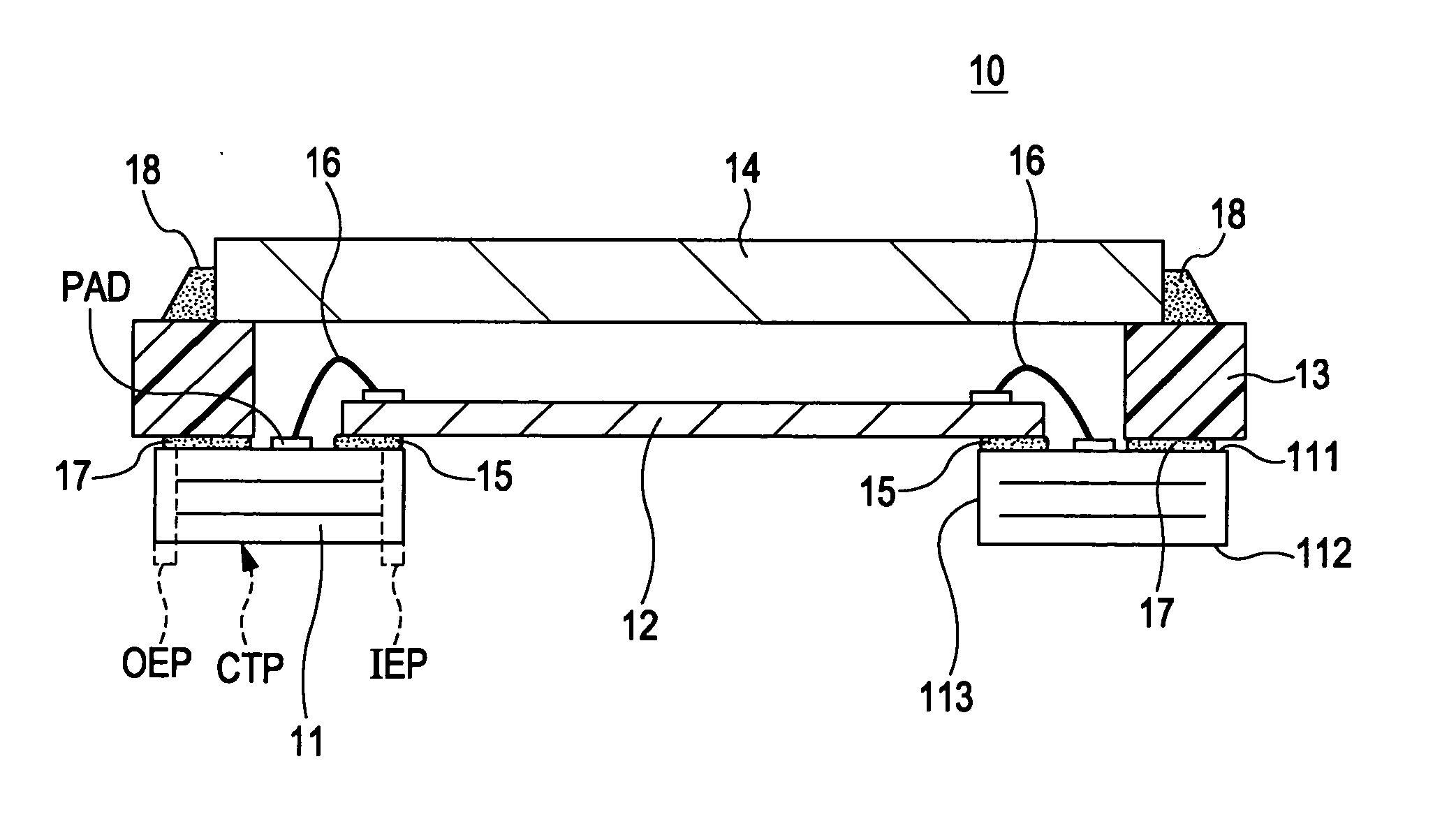 Multilayer wiring substrate, stack structure sensor package, and method of manufacturing stack structure sensor package