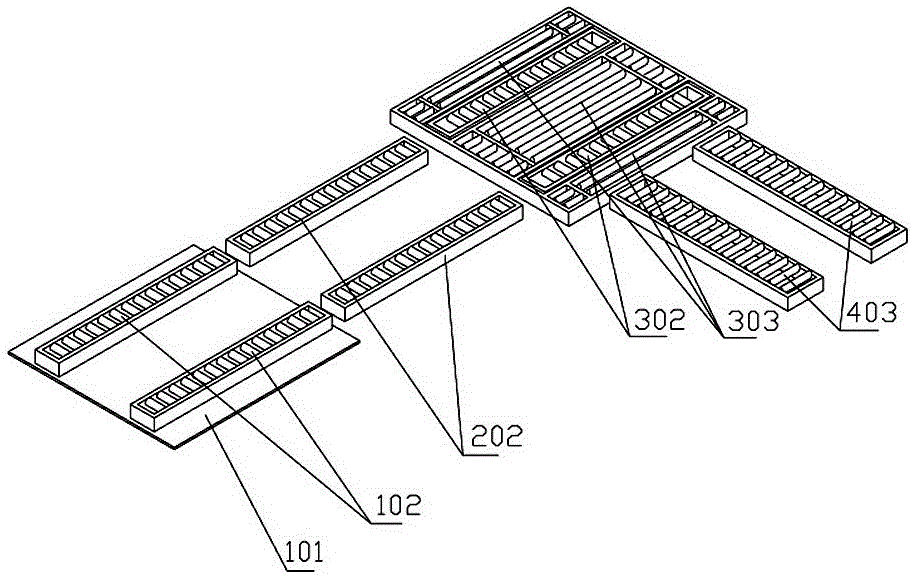 Large-format offset printing machine delivery logistics system