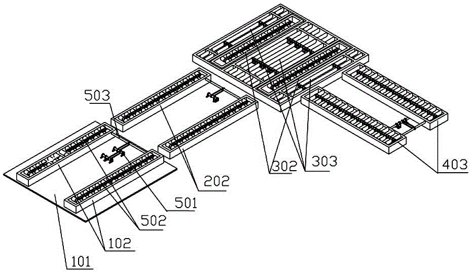 Large-format offset printing machine delivery logistics system