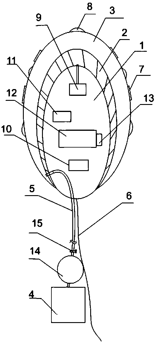 Probe with pelvic floor muscle contraction monitoring and rehabilitation training function