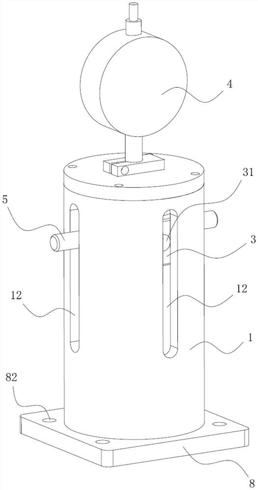 Pedal simulator adjusting fork hole position detection device with automatic righting function