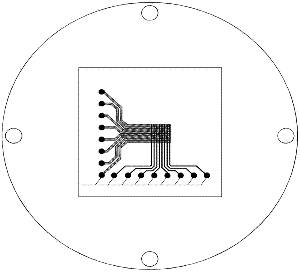 Method for processing anode device of ultraviolet photon counting integral imaging detector